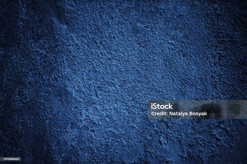Texture Ble For Ruff Dark Blue Texture Toned Rough Wall Surface Background For Design ...