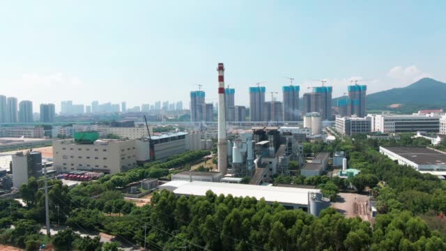 suburban coal power plant