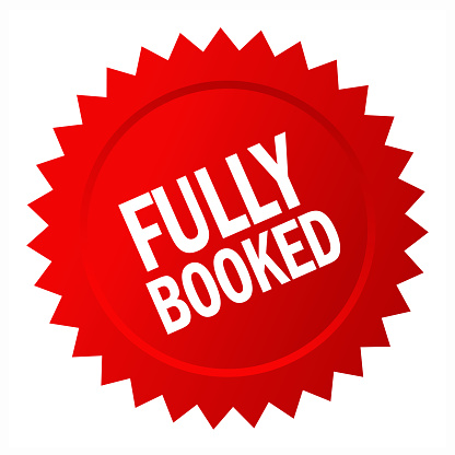 Fully booked star icon isolated on white background