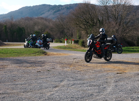 Photo taken on March 6, 2022 at the Croix de Mounis in southern France