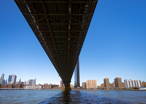 Manhattan bridge over East river. New York, USA