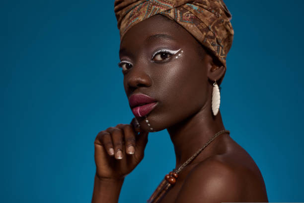 istock Cropped of elegant black girl looking at camera 1414599959
