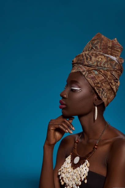 istock Profile off black girl thinking about something 1414603642