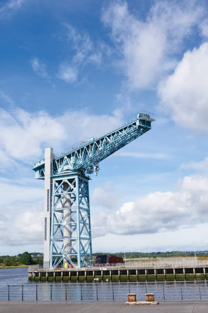 istock Titan tower crane in Clydebank Glasgow Scotland 1414605779