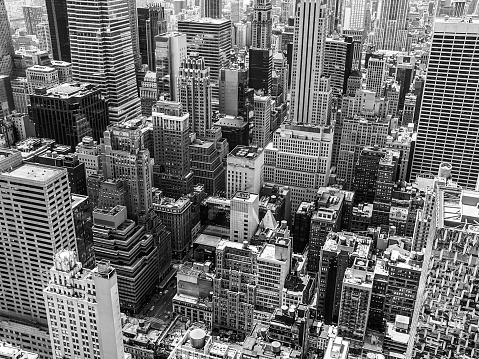 New York skyline from the Rockefeller Centre