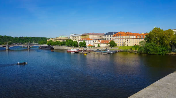 istock View on city on Vltava river in Prague 1414623273