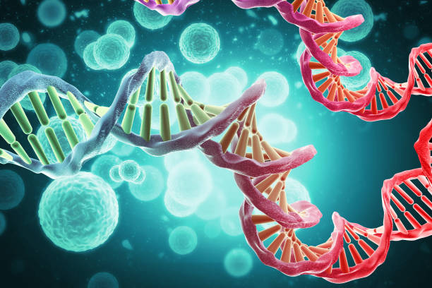 istock DNA molecule. Medical and Heredity genetic health concept. Technology science. 3d illustration 1414624028