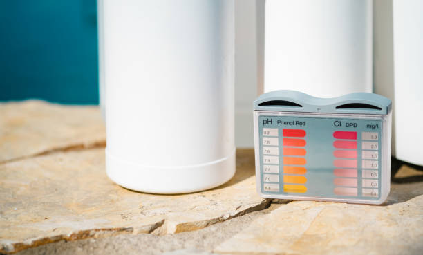 istock Outdoor Pool Chemistry Testing And Maintenance Tools 1414634669