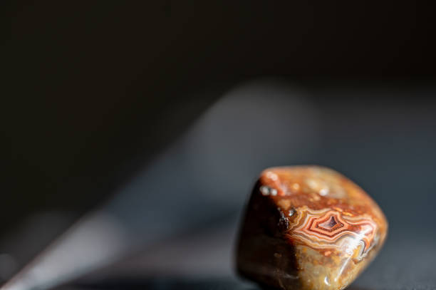istock Selective focus on banding of a South Dakota Fairburn agate 1414644065