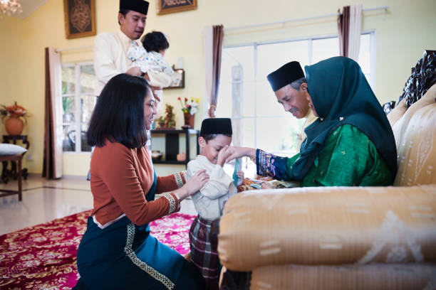 istock Multi Generation Malaysian Family Celebrating Hari Raya Puasa 1414668388