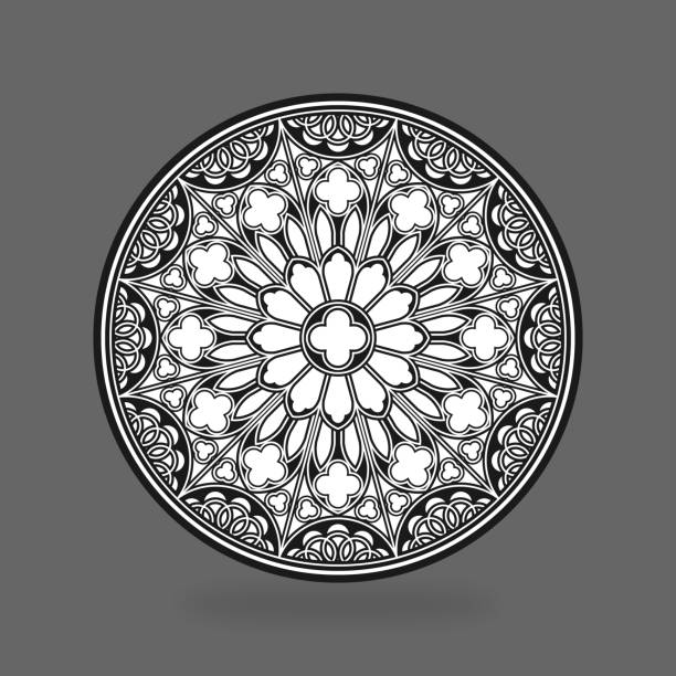 Circular Window Pattern 320+ Rose Window Stock Illustrations, Royalty-Free Vector Graphics ...