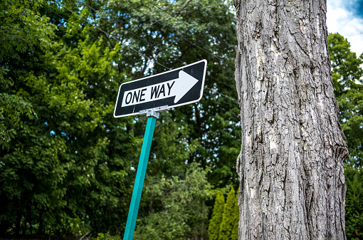 Signs that highlight various warnings and directions found in a suburban Boston town.