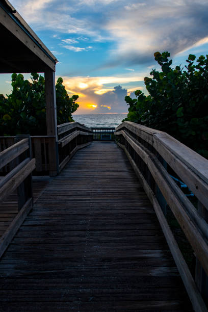 istock Boardwalk to the sunrise 1414685973