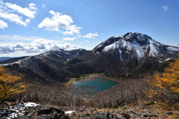 istock Nikko, Mountain climbing in winter season 1414693887
