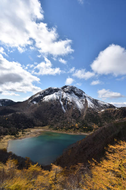 nikko, escalada na temporada de inverno - nikko national park - fotografias e filmes do acervo