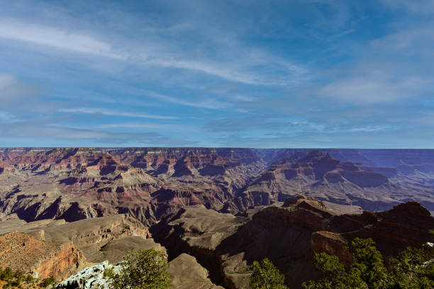 The grand canyon on a sunny day