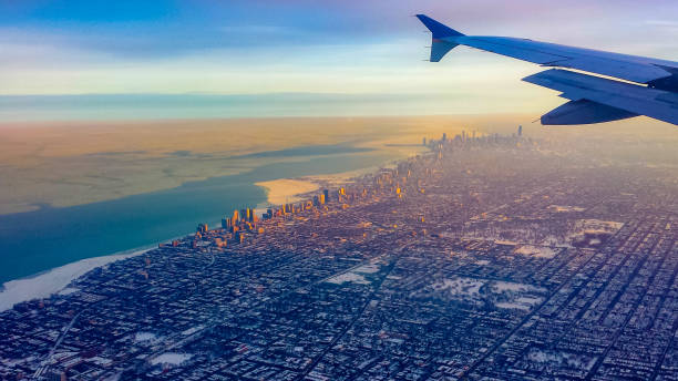 Airplane Views, Chicago Skyline