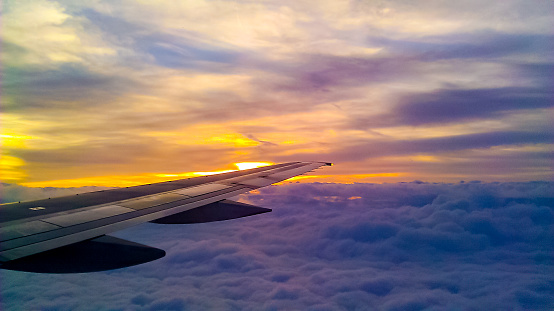 View from an Airplane, flying from Eagle-Vail, Colorado to Birmingham, Alabama after skiing in Beaver Creek