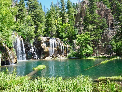 Hanging Lake in White River National Forest, Colorado. OLYMPUS DIGITAL CAMERA