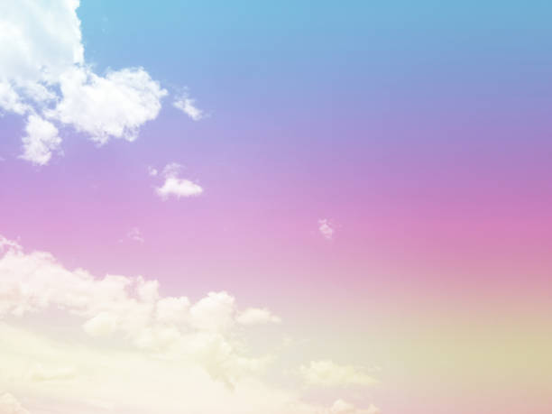 istock Beautiful sky and clouds in pastel tones. 1414718578