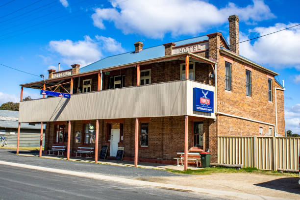 View of the Old Tattersalls Hotel, at Emmaville, New South Wales, Australia