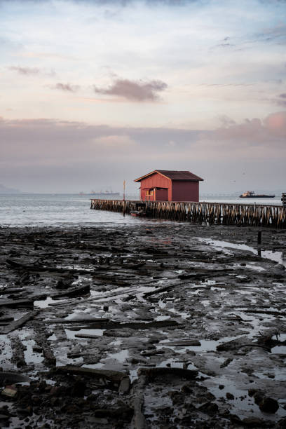 istock Sunrise at Tan Jetty, Georgetown, Penang, Malaysia. 1414746819