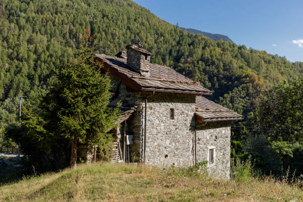 istock Traditional building in a mountain village 1414749231