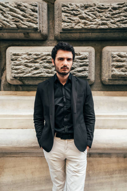 istock Portrait of Handsome Bearded Man 1414750976