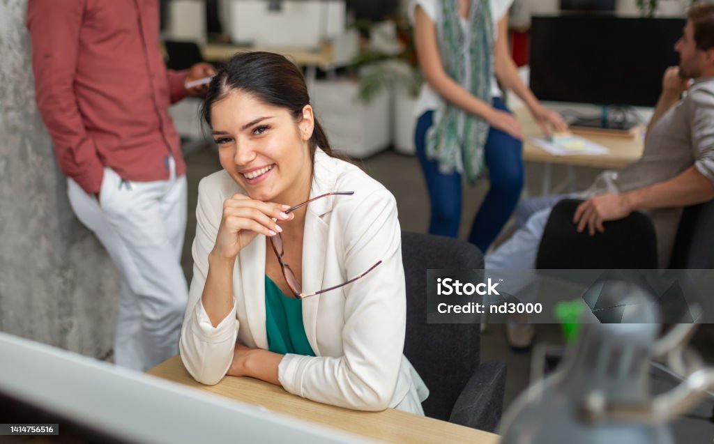Group Of Software Engineers Working Developing Applications Together In ...