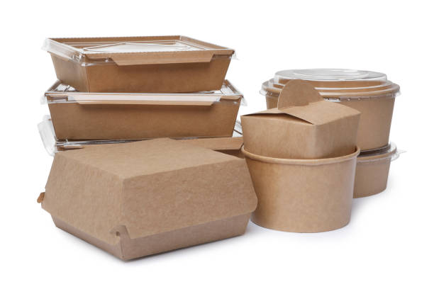 istock Set of different containers for food on white background 1414762699