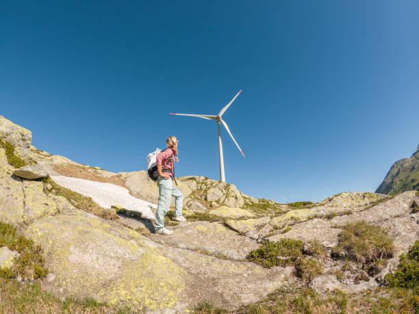 istock Wind turbines on the Gotthard pass 1414774439