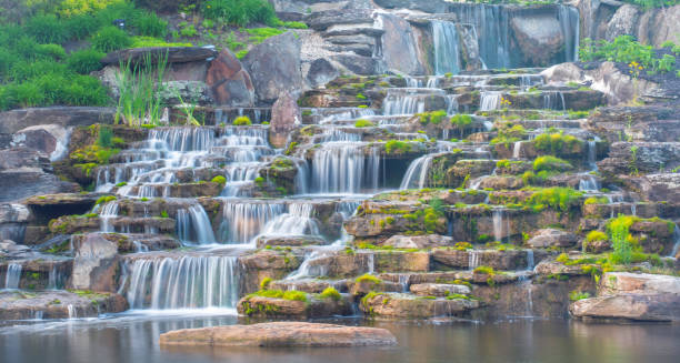 istock Beautiful Waterfall-Britton Falls-Fishers Indiana 1414778077