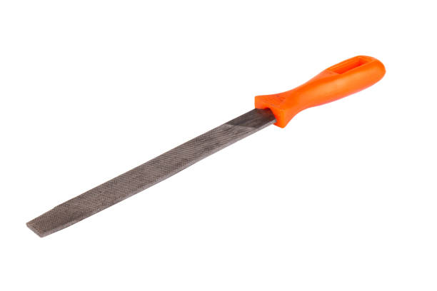 rasp tool isolated on white background wood.