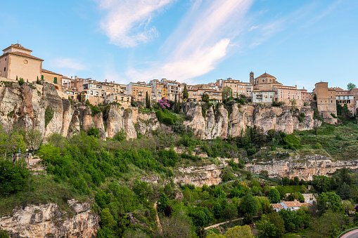 The Hanging Houses are the most emblematic and famous spot in Cuenca, built at the edge of a steep cliff overlooking the Huécar River. They are designated a UNESCO World Heritage Site