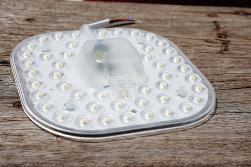 Close-up  Light Emitting LED Diode for lantern