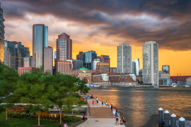 istock Boston, Massachusetts, USA Cityscape 1414797066