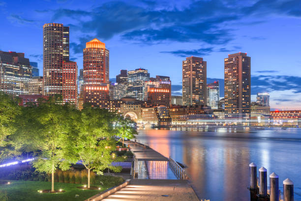 istock Boston, Massachusetts, USA Cityscape 1414797090