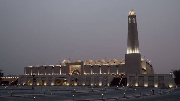 istock Imam Abdul Wahab Mosque: The Qatar State Grand Mosque Mosque. 1414798588