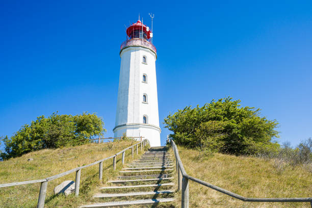 Lighthouse Dornbusch of Hiddensee Island Baltic coast, Germany