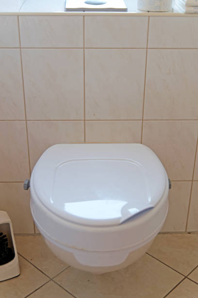 istock Toilet with booster seat 1414809446