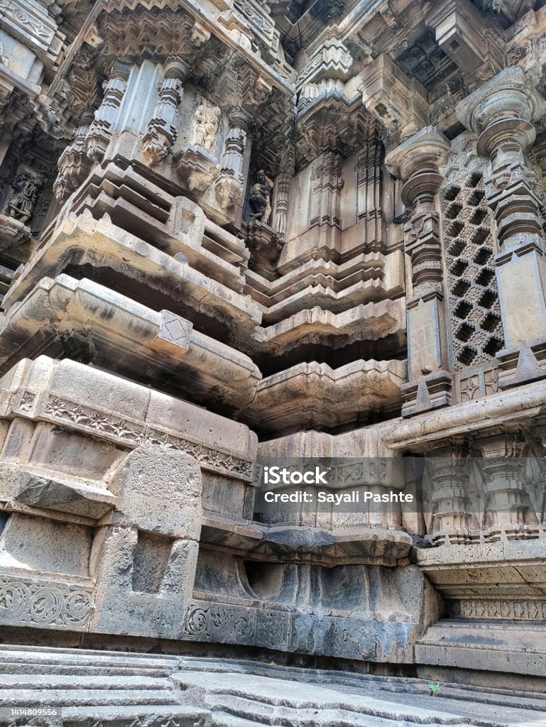Old Architecture Close Up Of Wall Of Mahalakshmi Temple Of ...