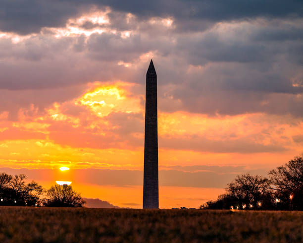 istock The Washington Monument at sunset 1414811772