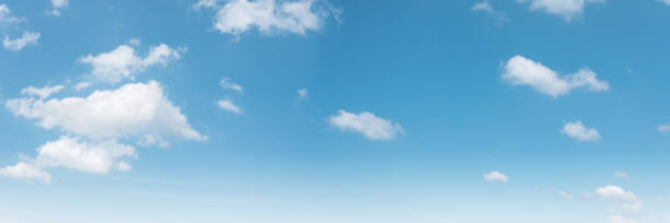 Summer blue sky cloud gradient light white background. Beauty clear cloudy in sunshine calm bright winter air bacground. Gloomy vivid cyan landscape in environment day horizon skyline view spring wind