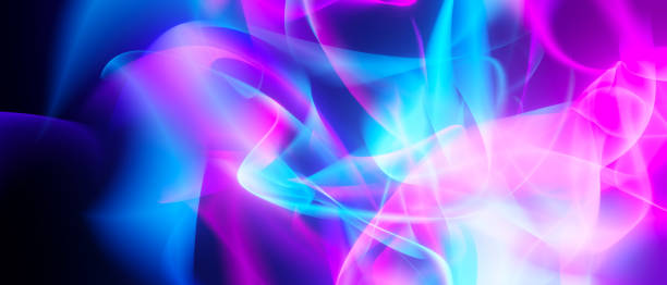 istock Abstract Festive Light Art Effects Soft Pink Banner Background Wallpaper 1414826786