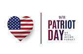 istock Patriot Day, 9/11 card. We will never forget. Vector 1414832346