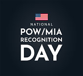 istock National POW/MIA Recognition Day poster. Vector 1414832389