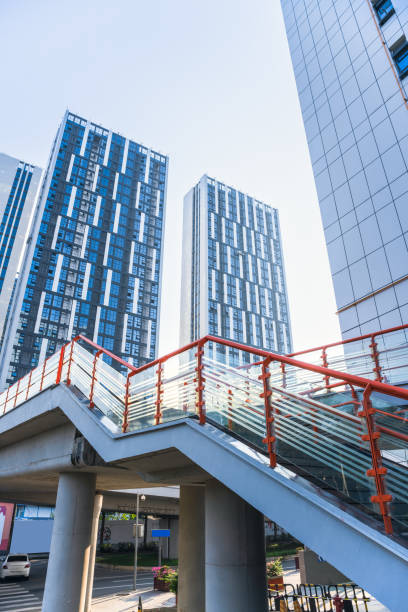 istock Sunrise: modern urban architecture in Chengdu 1414850013