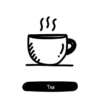 Tea Icon. Trendy Style Vector Illustration Symbol