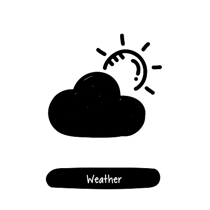 Weather Icon. Trendy Style Vector Illustration Symbol