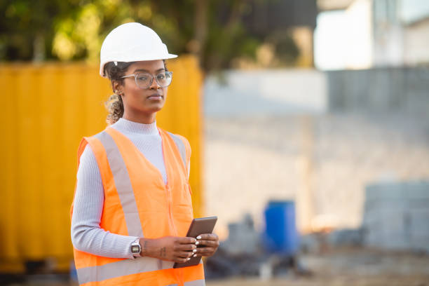 istock portrait of young female engineer 1414863193